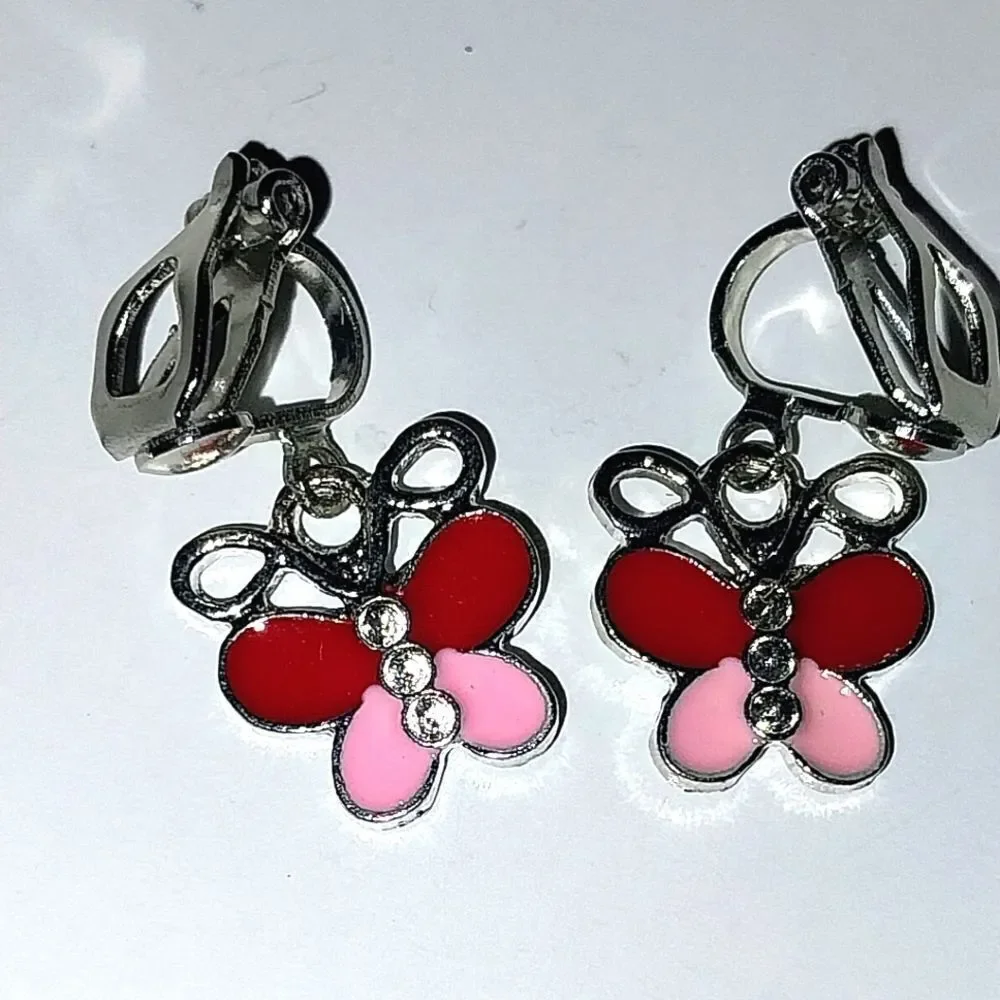 Butterfly Super Cute Kid's fashion Clip-on Earrings